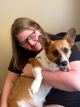 Me with my Corgi, Cody